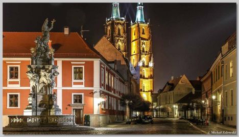 Wrocław, figura św. Jana Nepomucena na Ostrowiu Tumskim