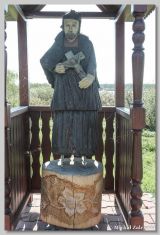 Drewniana rzeźba św. Jana Nepomucena, Głębokie